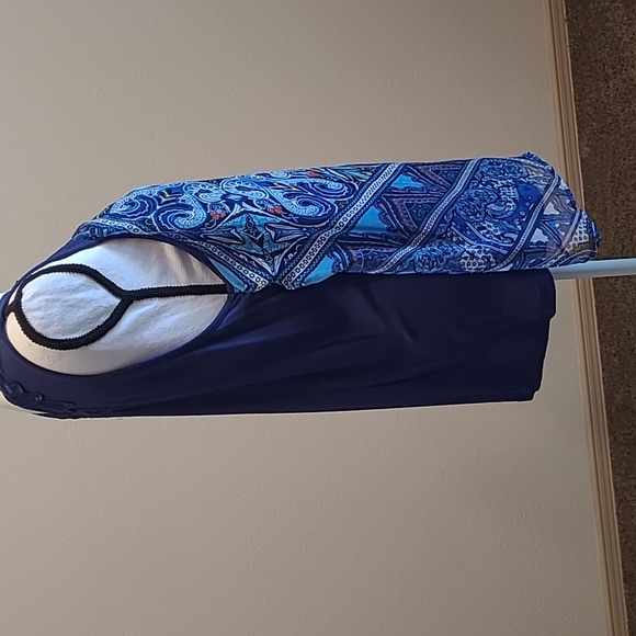 Blue Dress Top Lg Sleeveless - Picture 3 of 6